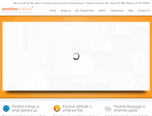 Tablet Screenshot of positivequalities.co.uk